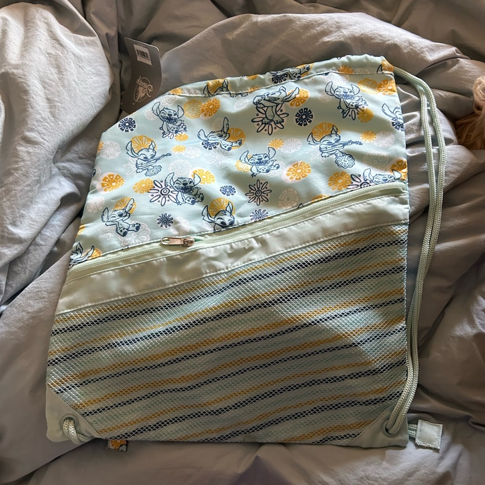 Floral Drawstring Backpack
